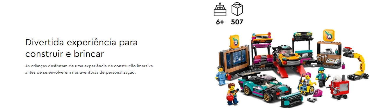 LEGO CITY - Garagem Para Carro Personalizado - 60389