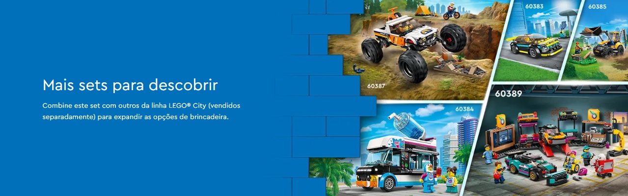 LEGO CITY - Garagem Para Carro Personalizado - 60389