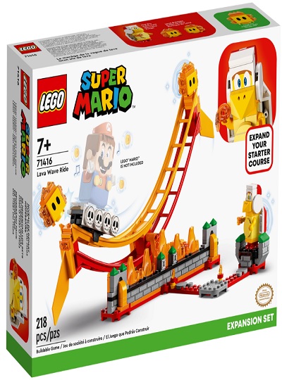 LEGO SUPER MÁRIO - Set de Expansão Passeio na Onda de Lava - 71416