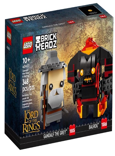 LEGO BRICKHEADZ - Gandalf, o Cinzento™ e Balrog™ - 40631