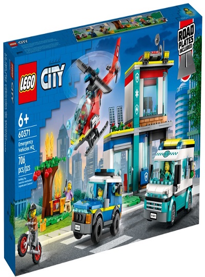 LEGO CITY - Sede dos Veículos de Emergência -60371