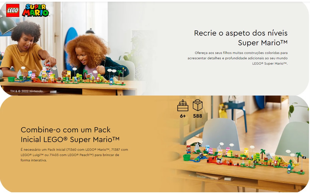LEGO SUPER MÁRIO - Set Construtor Caixa de Ferramentas de Criatividade - 71418