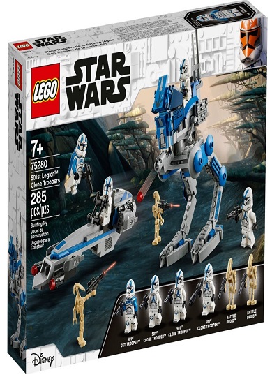 LEGO STAR WARS - Soldados Clone da 501st Legion™ - 75280