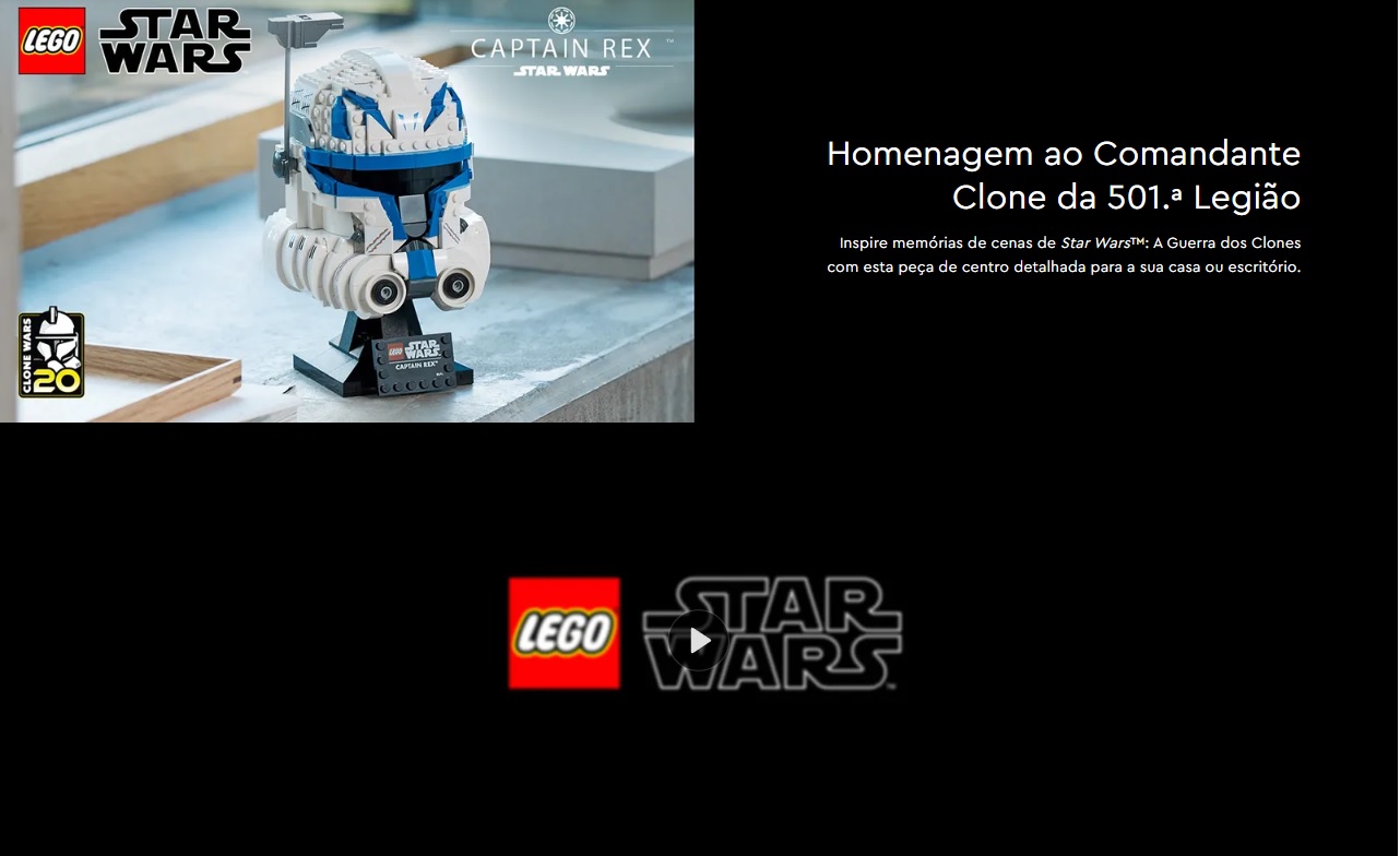 LEGO STAR WARS - Capacete do Capitão Rex™ - 75349