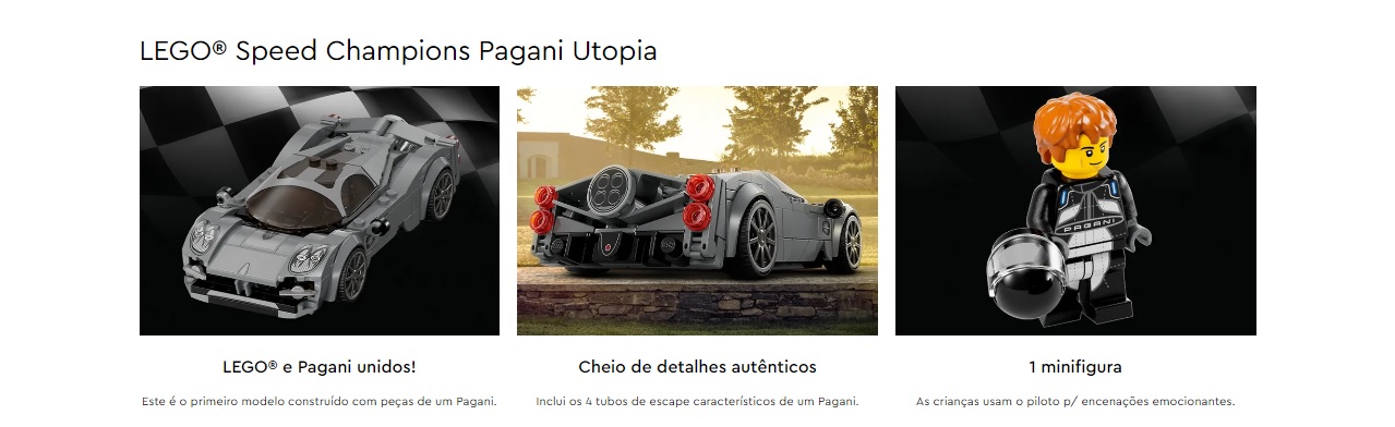 LEGO SPEED - Pagani Utopia - 76915