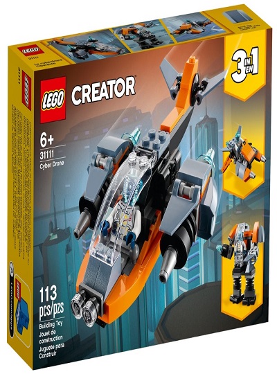 LEGO CREATOR 3 EM 1 - Ciberdrone - 31111
