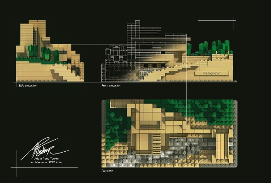 LEGO ARQUITETURA - Fallingwater - 21005