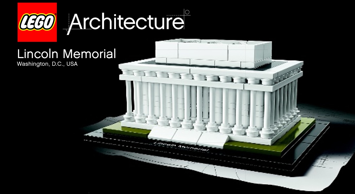 LEGO ARQUITETURA - Lincoln Memorial -21022