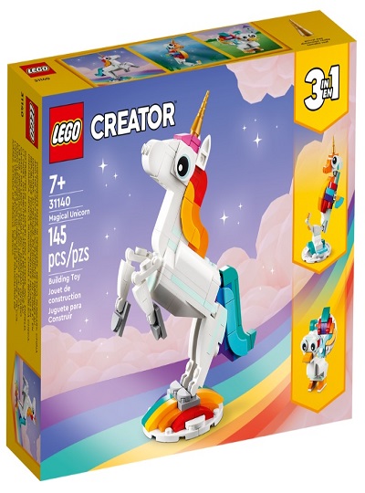 LEGO CREATOR 3 EM 1 - Unicórnio Mágico - 31140