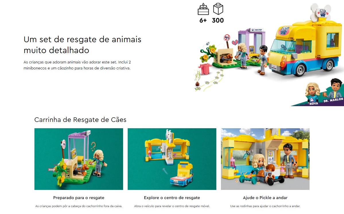 LEGO FRIENDS - Carrinha de Resgate de Cães - 41741