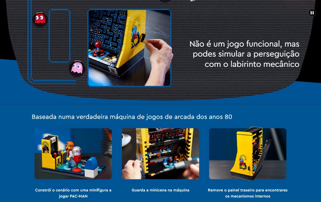 LEGO ICONS -Máquina de Jogos PAC-MAN - 10323