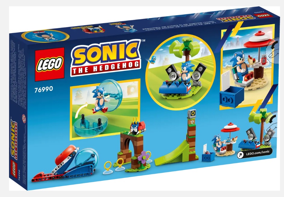 LEGO® Sonic the Hedgehog™ 76994 Desafio do Loop na Colina Verde de Sonic
