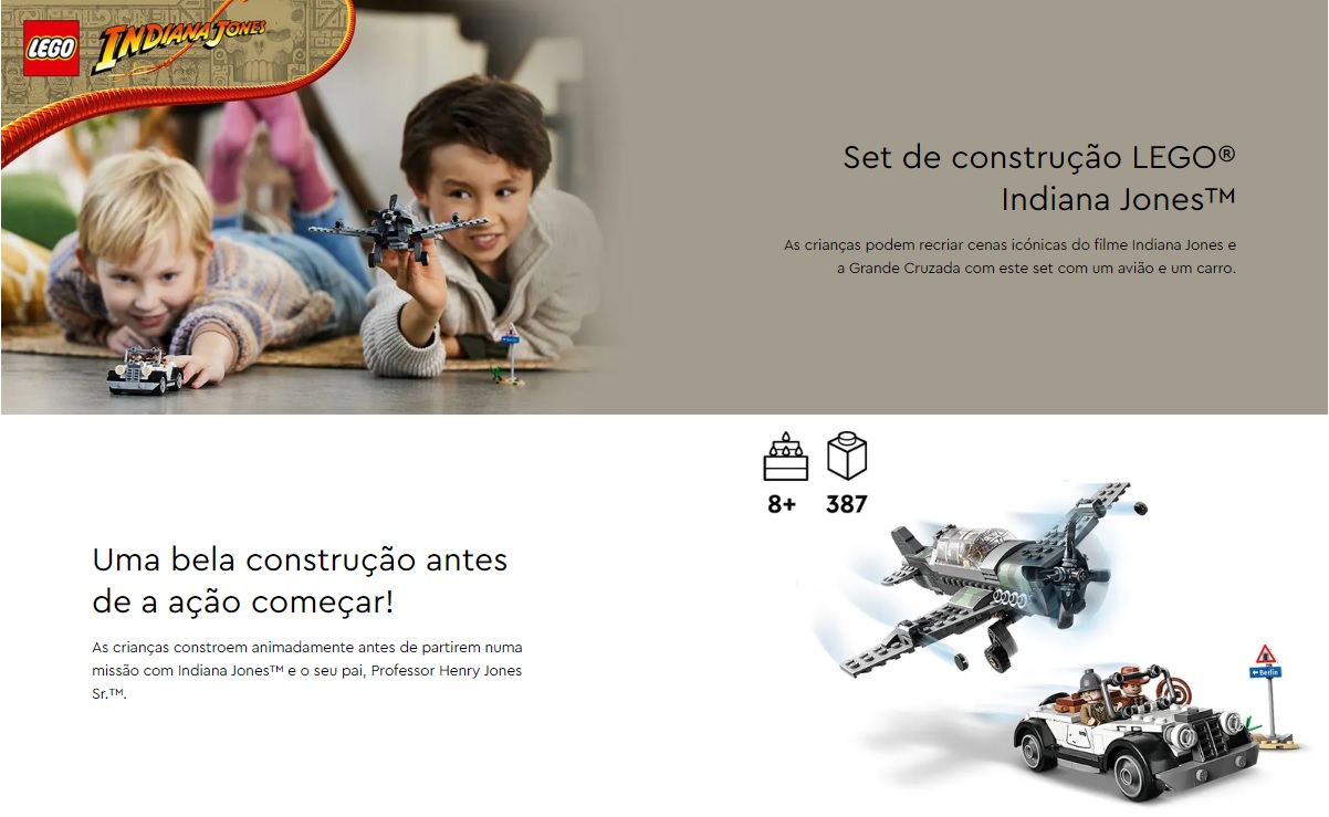 LEGO Indiana Jones - Perseguição em Avião de Caça -77012