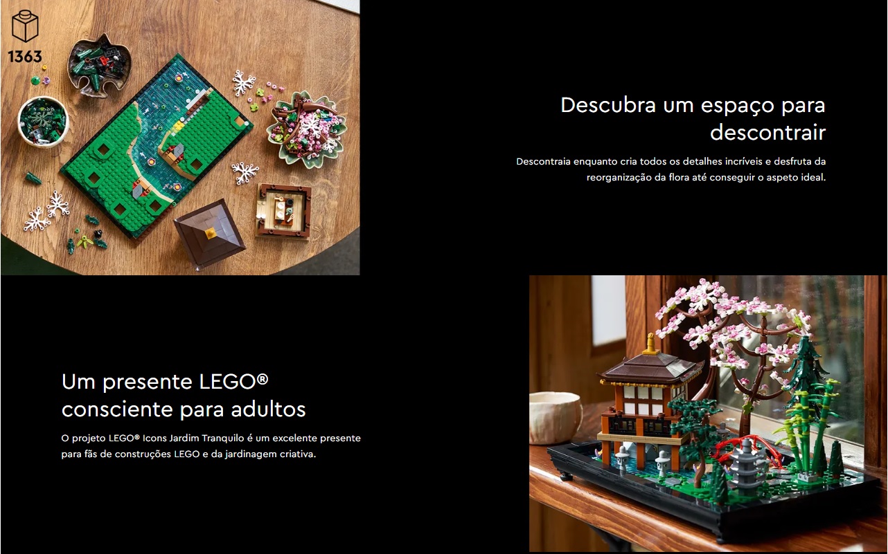 LEGO ICONS - Jardim Tranquilo - 10315