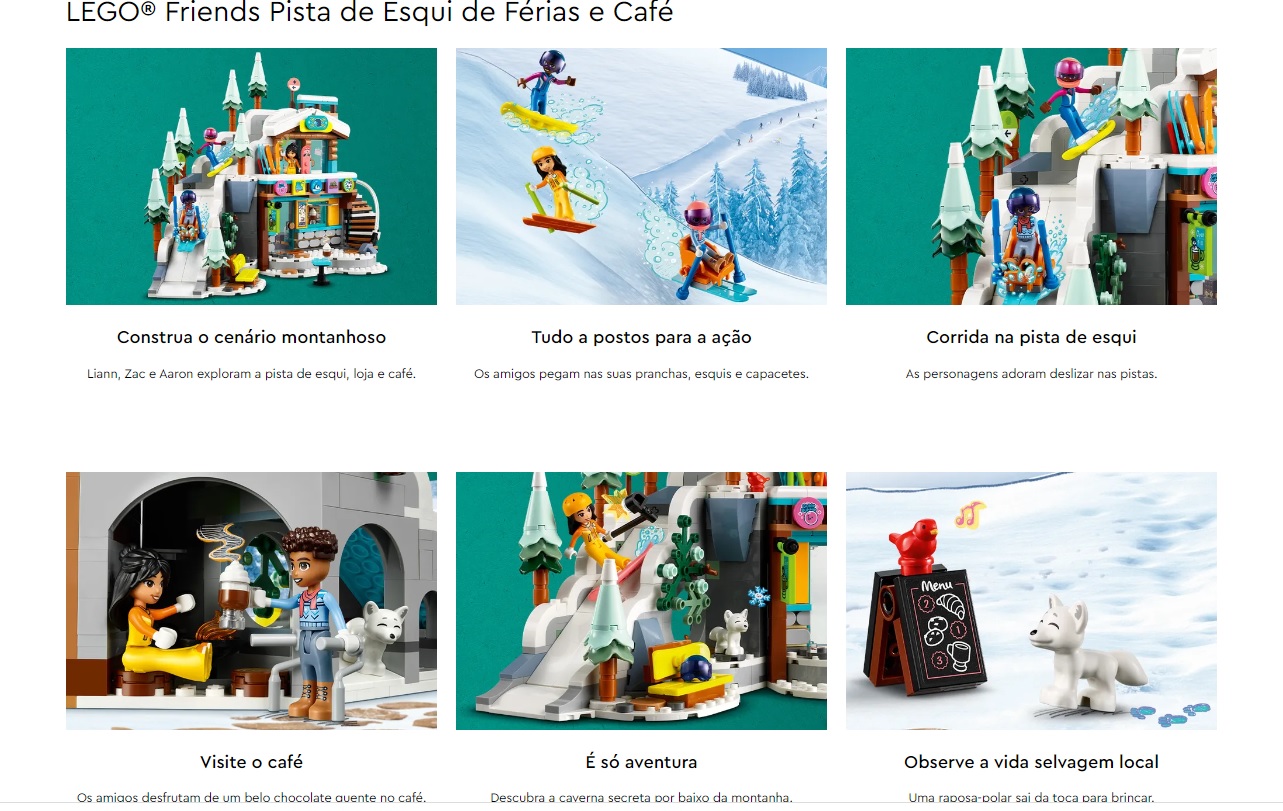 LEGO FRIENDS - Pista de Esqui de Férias e Café - 41756