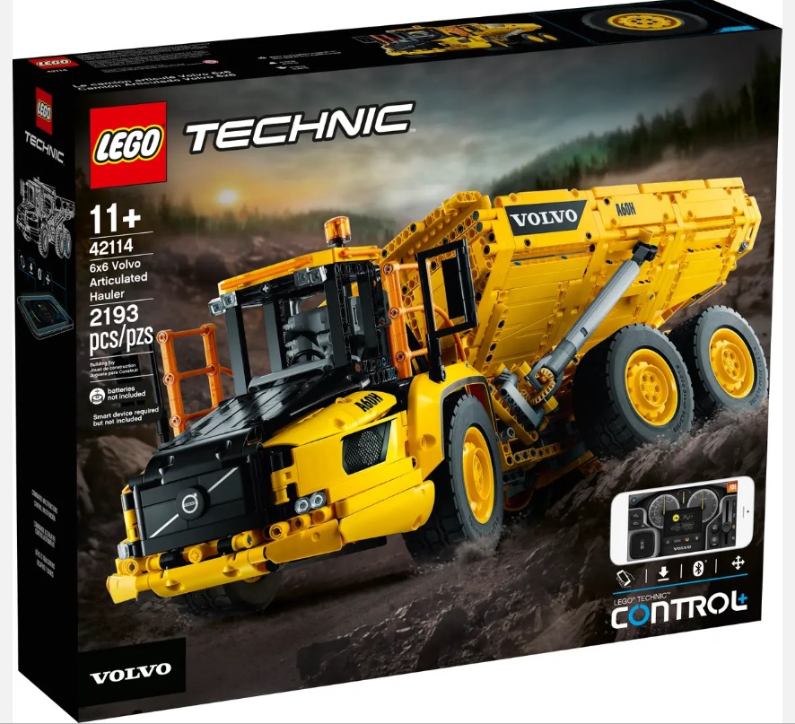 LEGO TECHNIC - O caminhão basculante articulado Volvo 6x6 - 42114