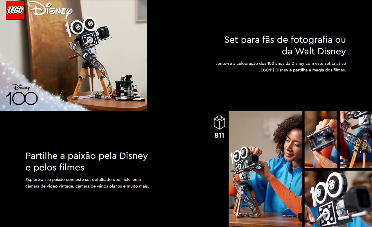 LEGO DISNEY - Câmara de Tributo da Walt Disney - 43230