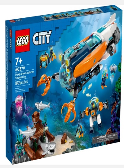 LEGO CITY - Submarino Explorador do Fundo do Oceano - 60379