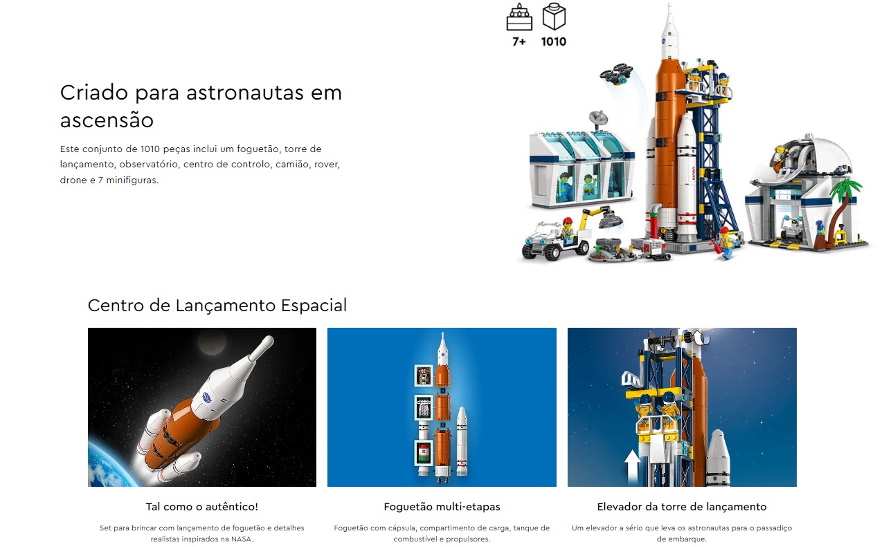 LEGO CITY - Centro de Lançamento Espacial - 60351