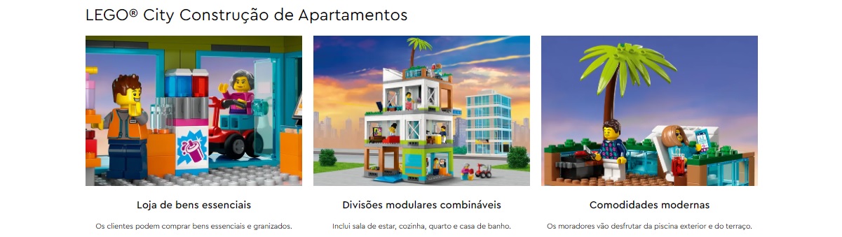 LEGO CITY- Construção de Apartamentos - 60365