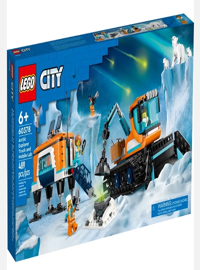 LEGO CTY - Camião e Laboratório Móvel Explorador do Ártico - 60378