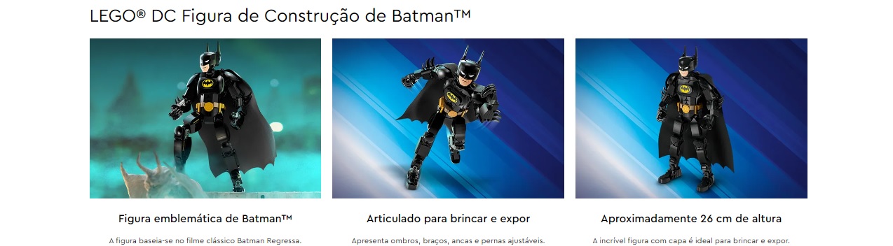 LEGO DC - Figura de Construção de Batman™ - 76259