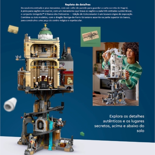 LEGO HARRY POTTER - Gringotts™ O Banco dos Feiticeiros – Edição de Colecionador - 76417
