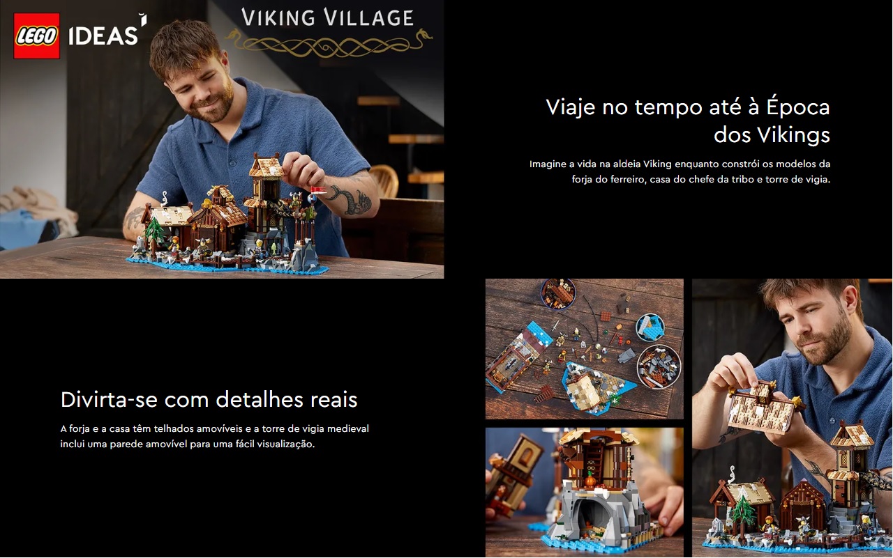 LEGO IDEAS - Aldeia Viking - 21343
