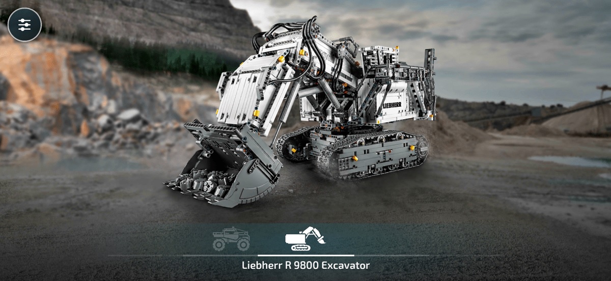 LEGO TECHNIC - Escavadora Liebherr R 9800 - 42100