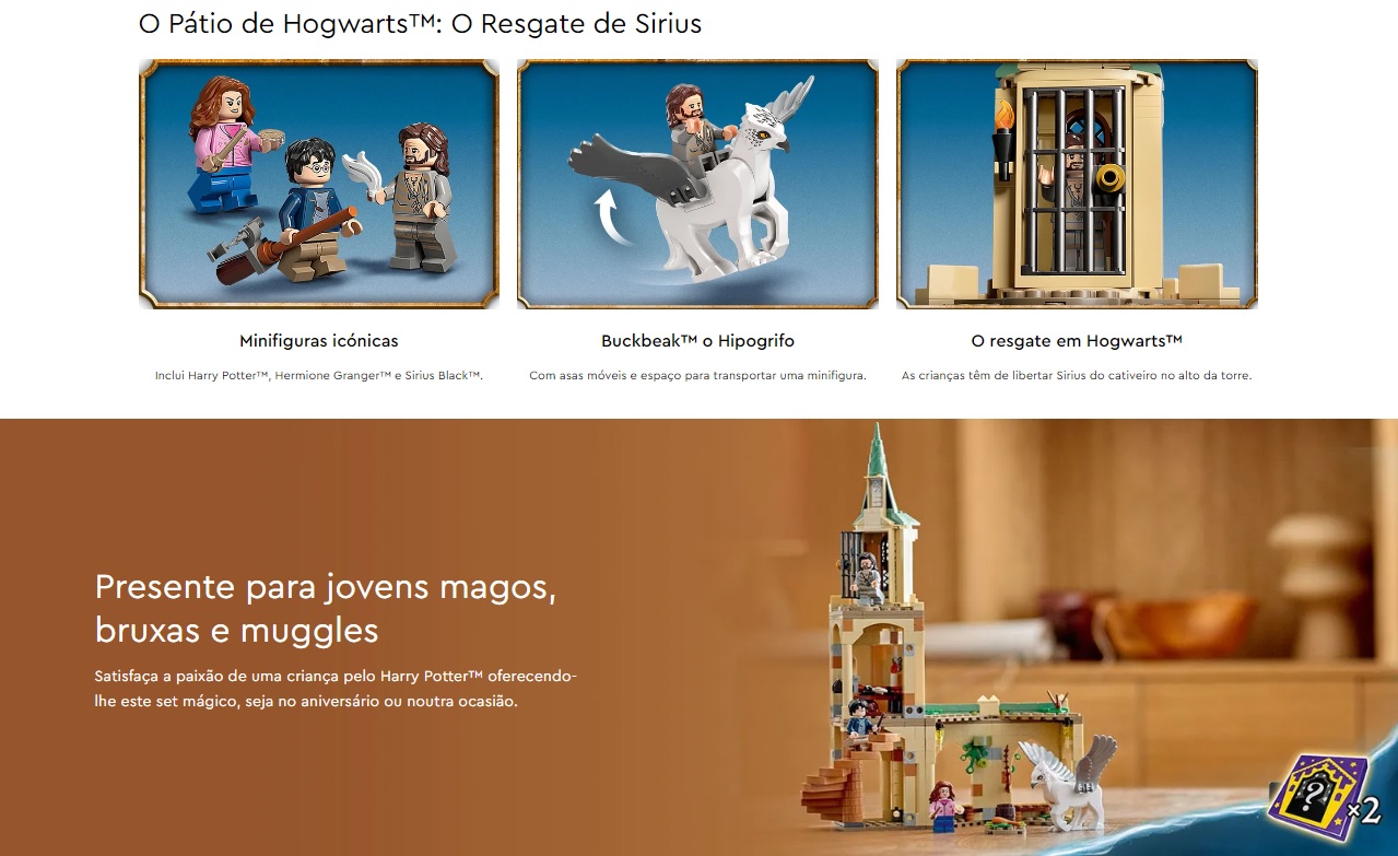 LEGO HARRY POTTER - O Pátio de Hogwarts™: O Resgate de Sirius - 76401