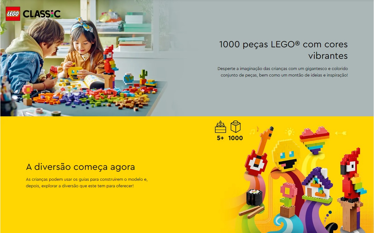 LEGO CLASSIC - Muitas Peças - 11030