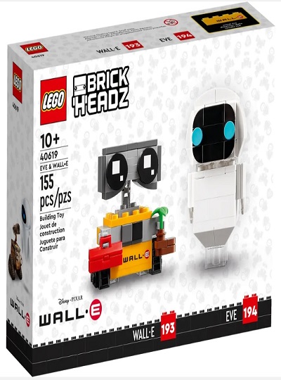 LEGO BRICKHEADZ - EVE e WALL•E - 40619