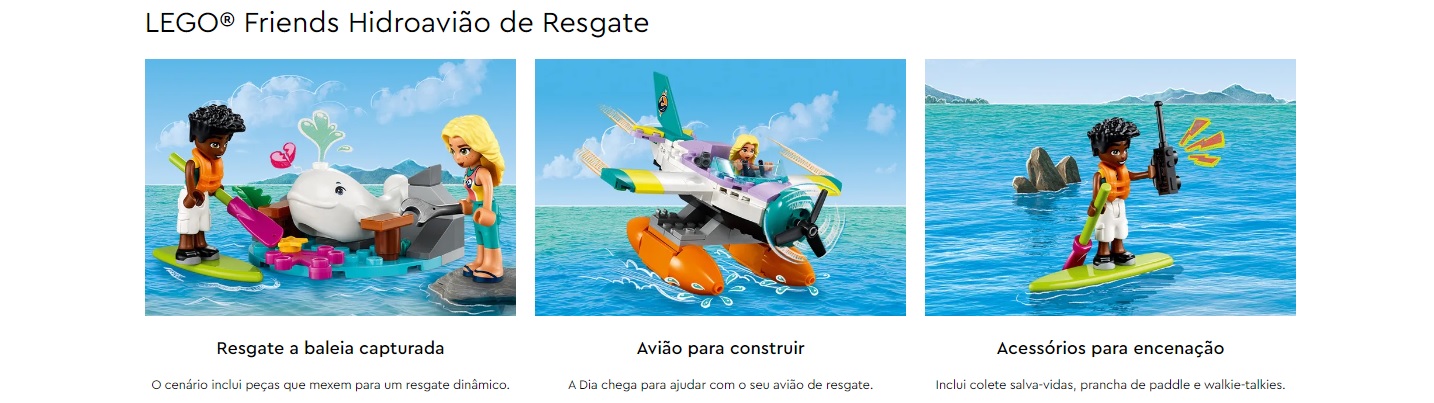 LEGO FRIENDS - Hidroavião de Resgate - 41752