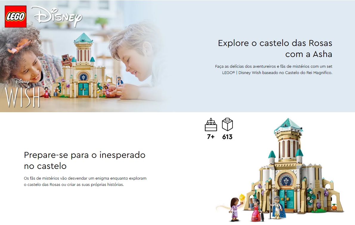 LEGO DISNEY - Castelo do Rei Magnifico - 43224