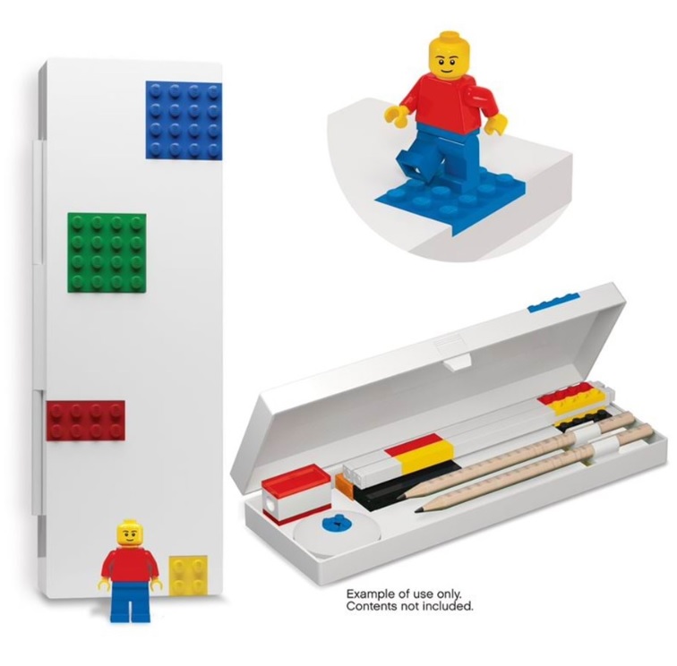 LEGO Material Escolar - Estojo LEGO com minifigura - 4895028528843