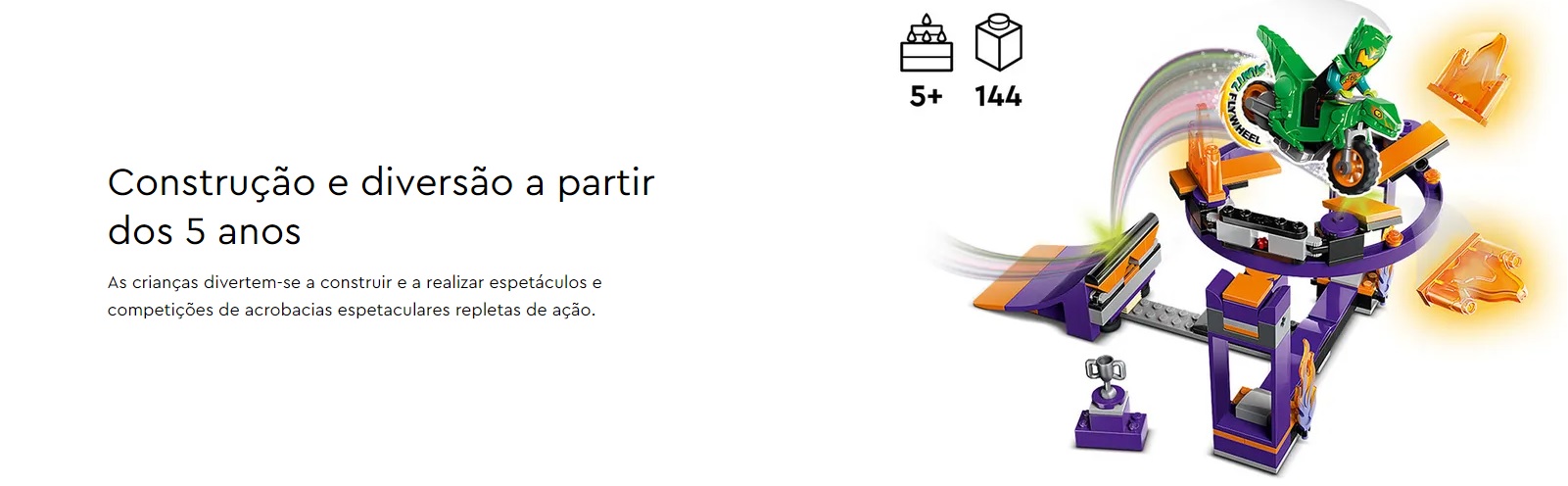 LEGO CITY - Desafio Acrobático da Rampa de Afundanço - 60359