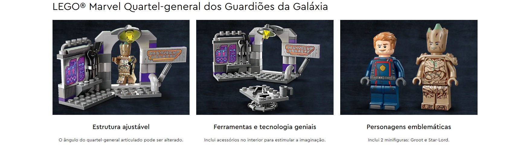 LEGO MARVEL - Quartel-general dos Guardiões da Galáxia - 76253