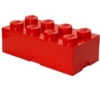 Caixa de arrumação LEGO Brick 8 - Vermelho - 5706773400409