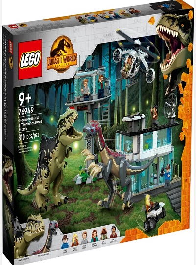 LEGO JURASSIC WORLD – Ataque do Giganotossauro e do Therizinossauro - 76949