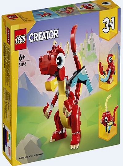 LEGO CREATOR 3 EM 1 - Dragão Vermelho - 31145