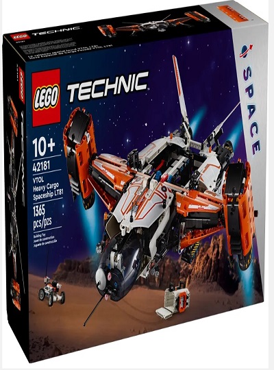 LEGO TECHNIC - Nave Espacial de Transporte Pesado VTOL LT81 - 42181