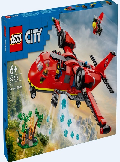 LEGO CITY - Avião de Resgate dos Bombeiros - 60413