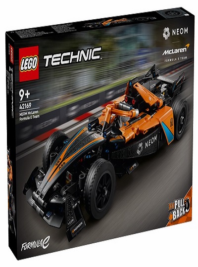 LEGO TECHNIC - NEOM McLaren Formula E Race Car - 42169 Pull-Back - 42169
