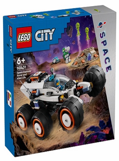 LEGO CITY - Carro de Exploração Espacial e Vida Extraterrestre - 60431