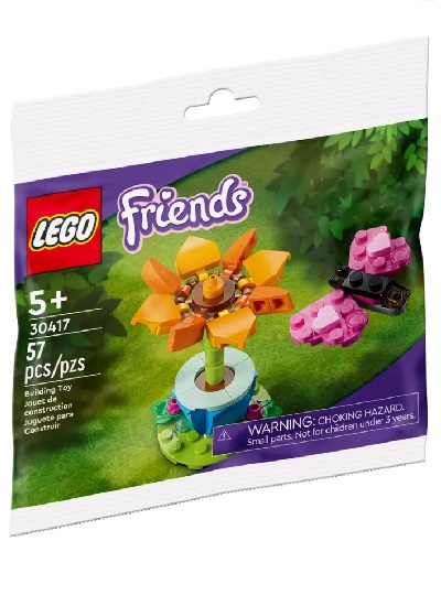 LEGO FRIENDS -Saqueta - Flor e Borboleta de Jardim - 30417