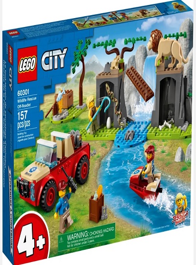 LEGO CITY - Todo-o-Terreno para Salvamento de Animais Selvagens - 60301