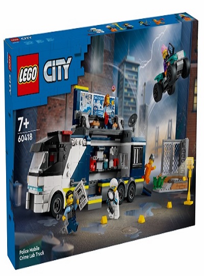 LEGO CITY - Camião de Laboratório Criminal da Polícia - 60418