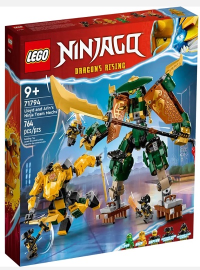 LEGO NINJAGO - Mechs da Equipa Ninja de Lloyd e Arin - 71794