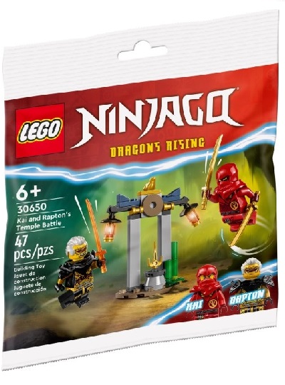 LEGO NINJAGO - Batalha no Templo de Kai e Rapton - 30650
