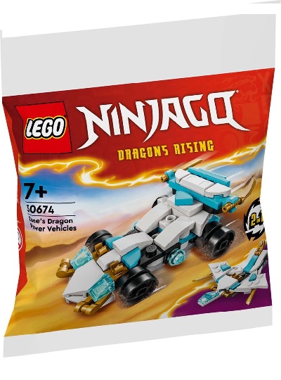 LEGO NINJAGO - Veículos Dragônicos de Zane - 30674